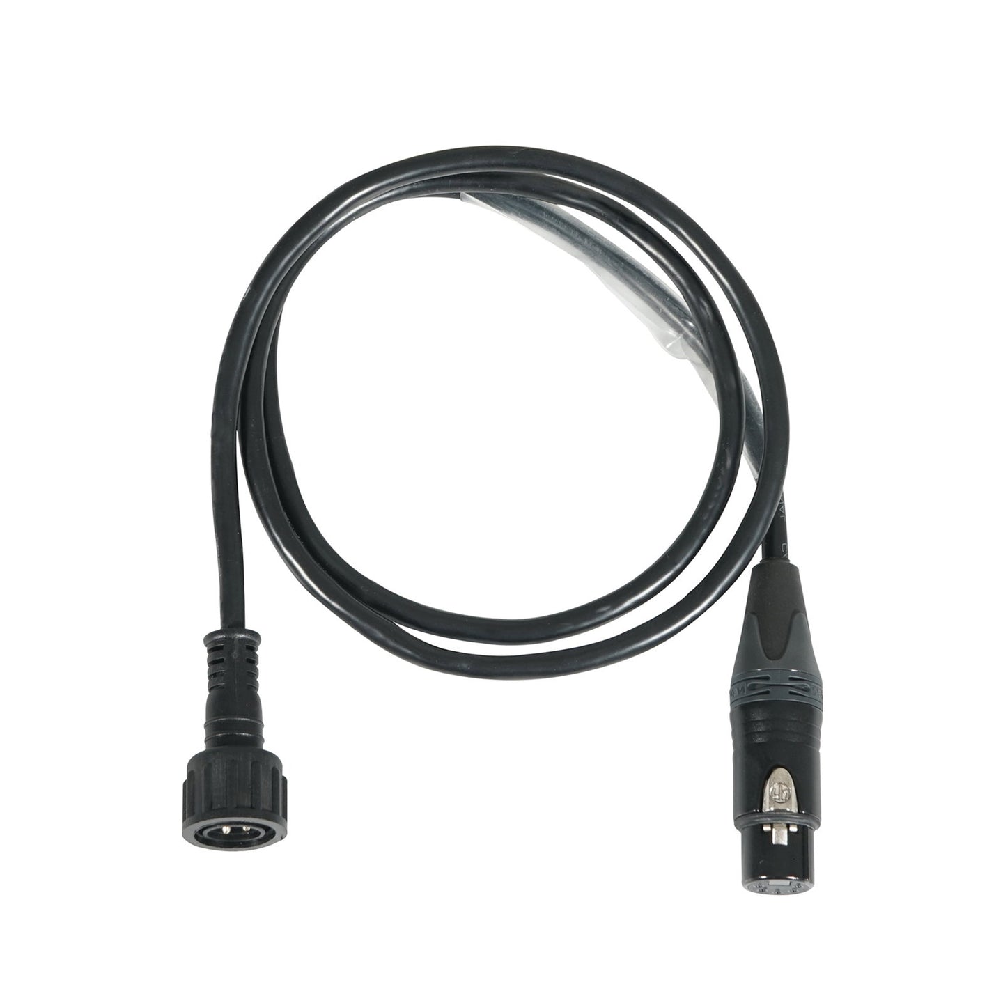 LEDJ 1m DMX Hydralock Male to Neutrik XLR 5-Pin Female Cable - Main View