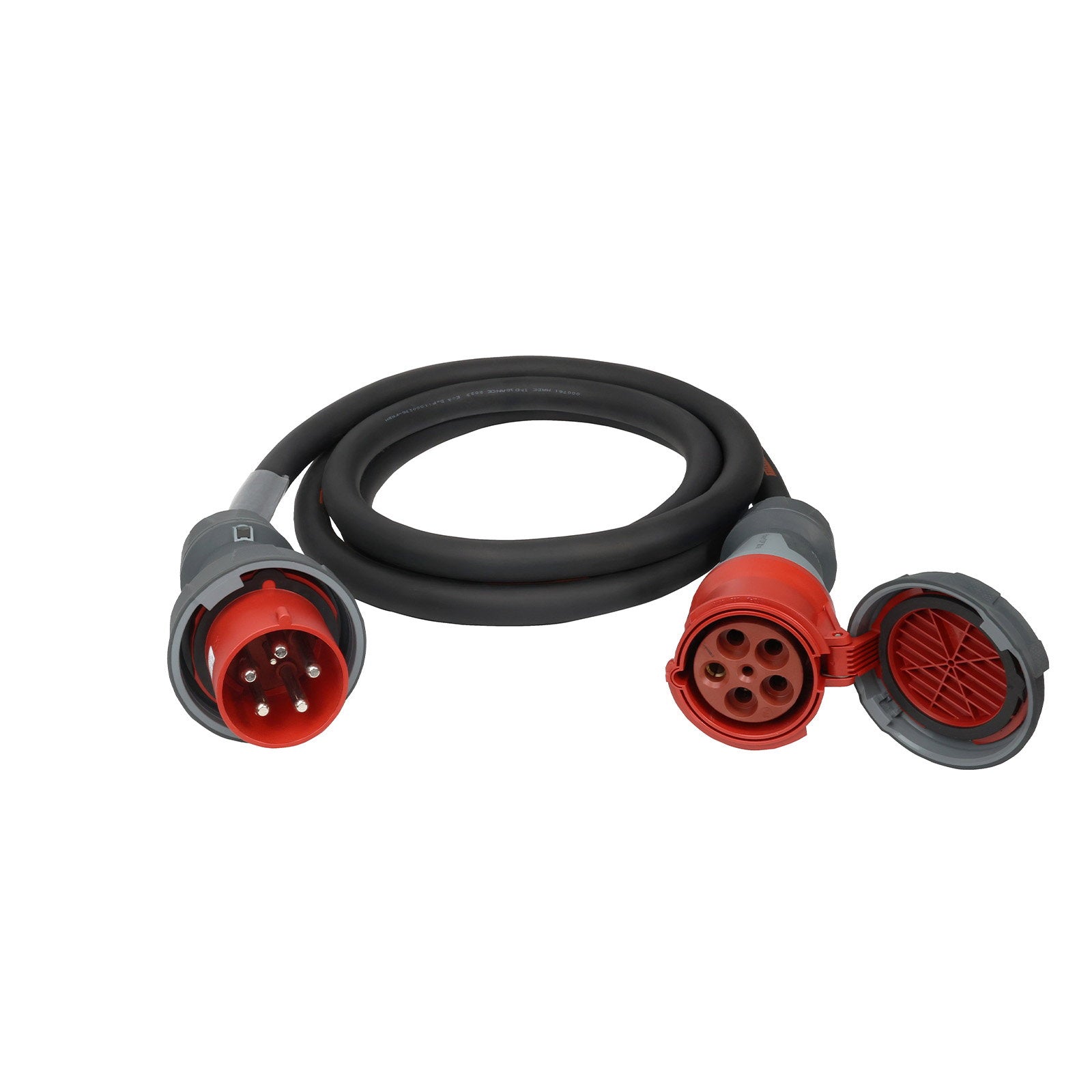 Elumen8 30m 125A Male - 125A Female 3PH 35mm 5C Cable Mennekes - Back Panel and Connections