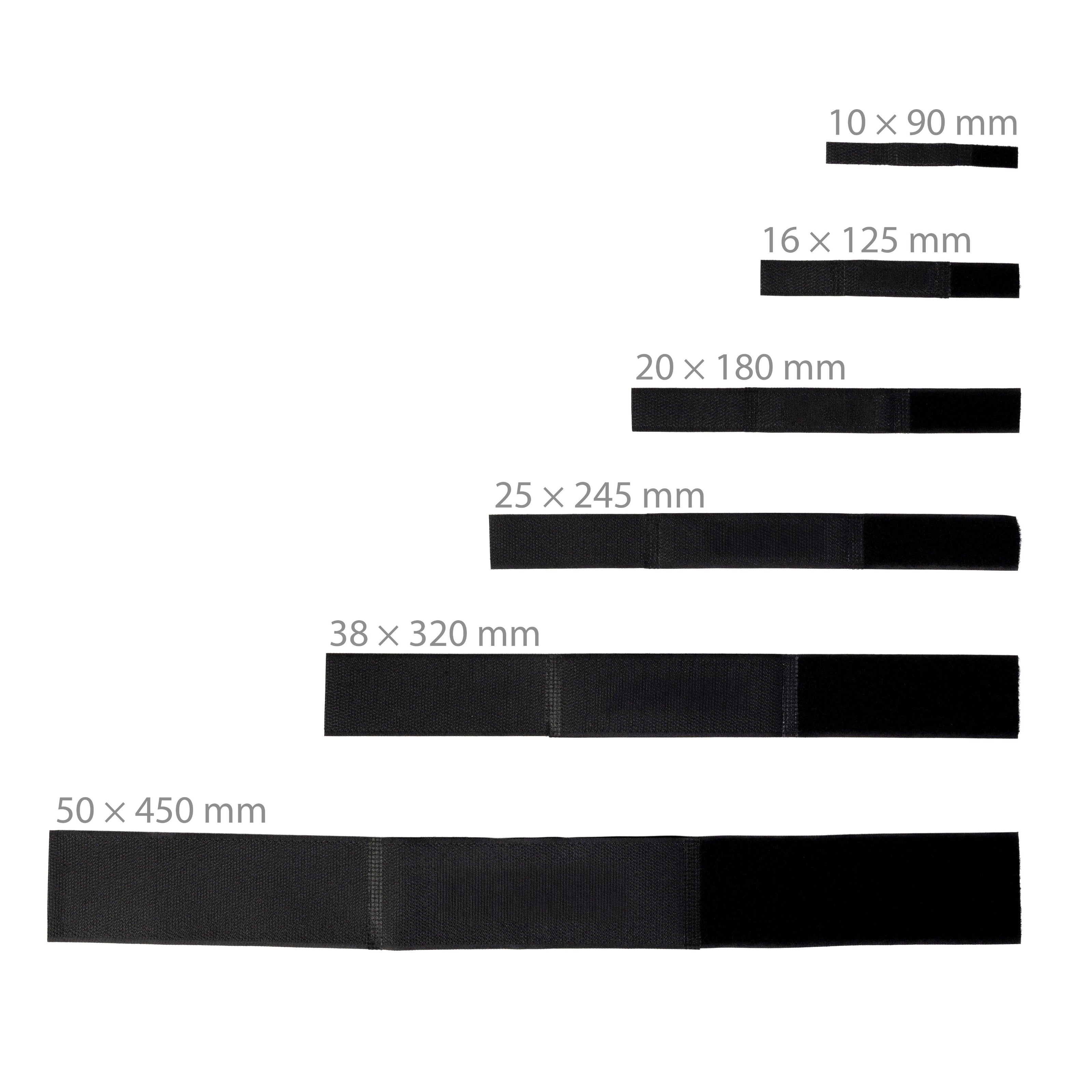 Elumen8 Hook and Loop Cable Strap 50x450mm Plain Pack of 10 - Alternate View 1