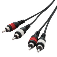 W Audio 1.5m 2 x Phono - 2 x Phono Cable - Main View