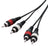 W Audio 1.5m 2 x Phono - 2 x Phono Cable - Main View