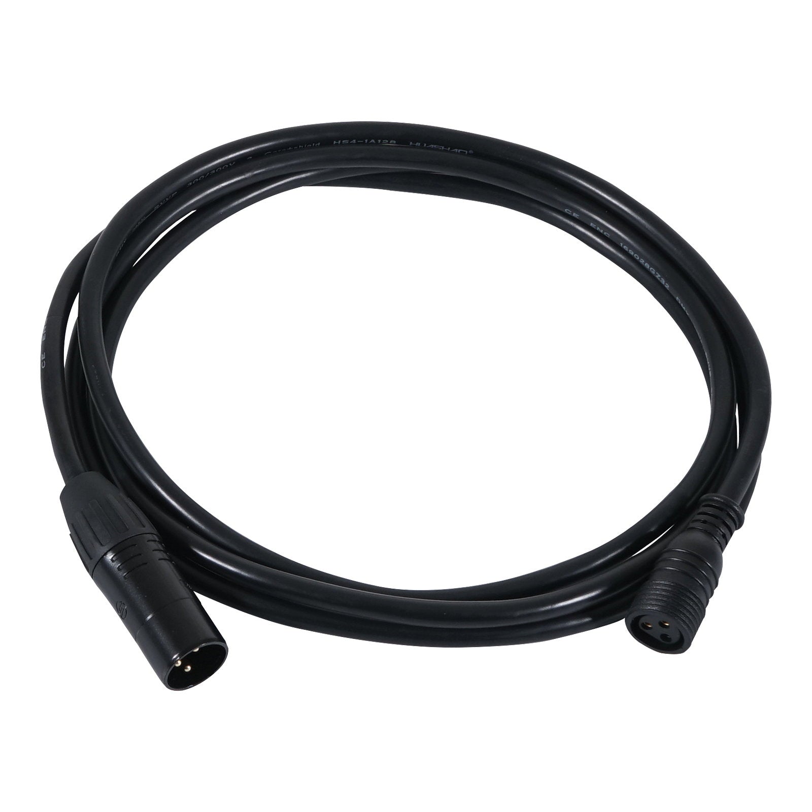 LEDJ 1m DMX Seetronic IP XLR 3-Pin Male - Hydralock DMX Female Cable - Alternate View 1