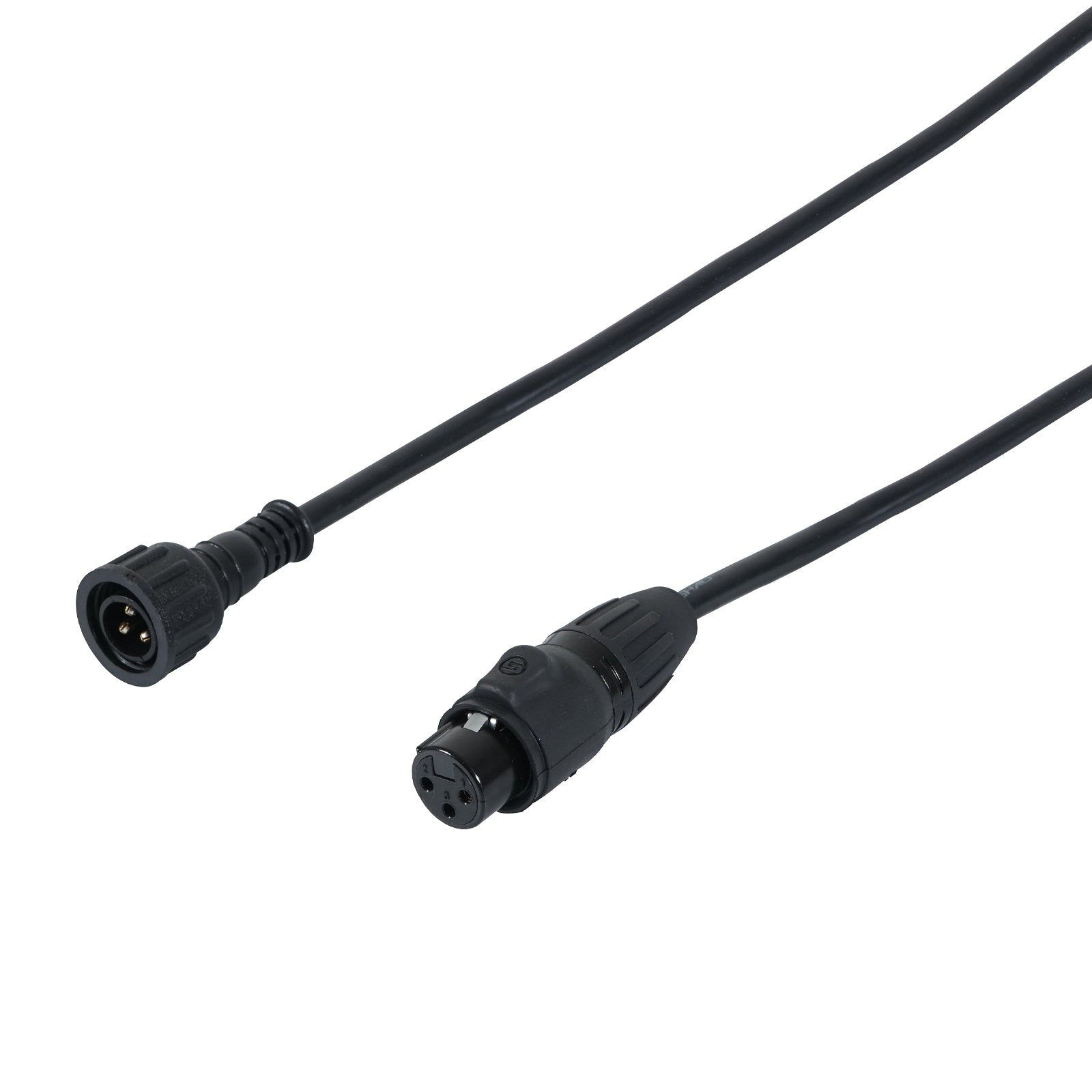 LEDJ 1m Hydralock DMX Male - Seetronic IP XLR 3-Pin Female Cable - Alternate View 1