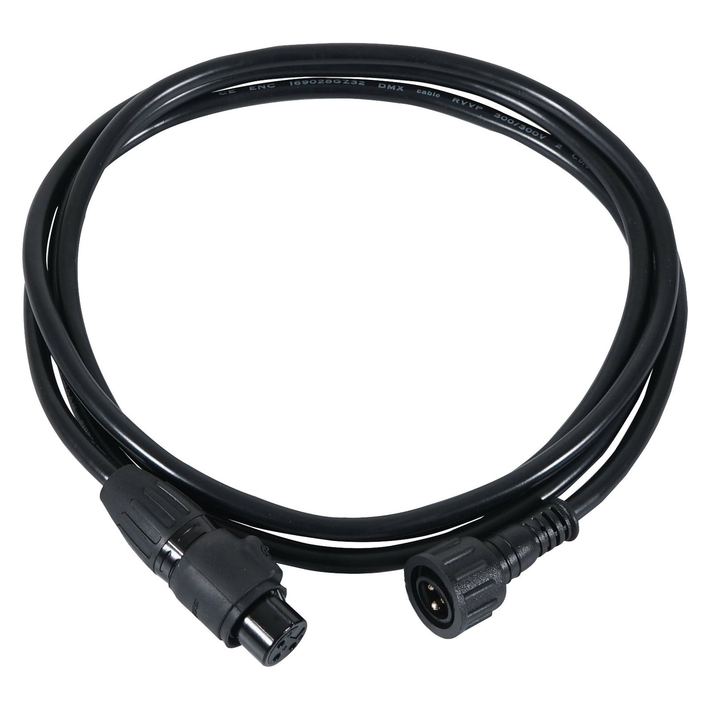 LEDJ 10m Hydralock DMX Male - Seetronic IP XLR 3-Pin Female Cable - Alternate View 1