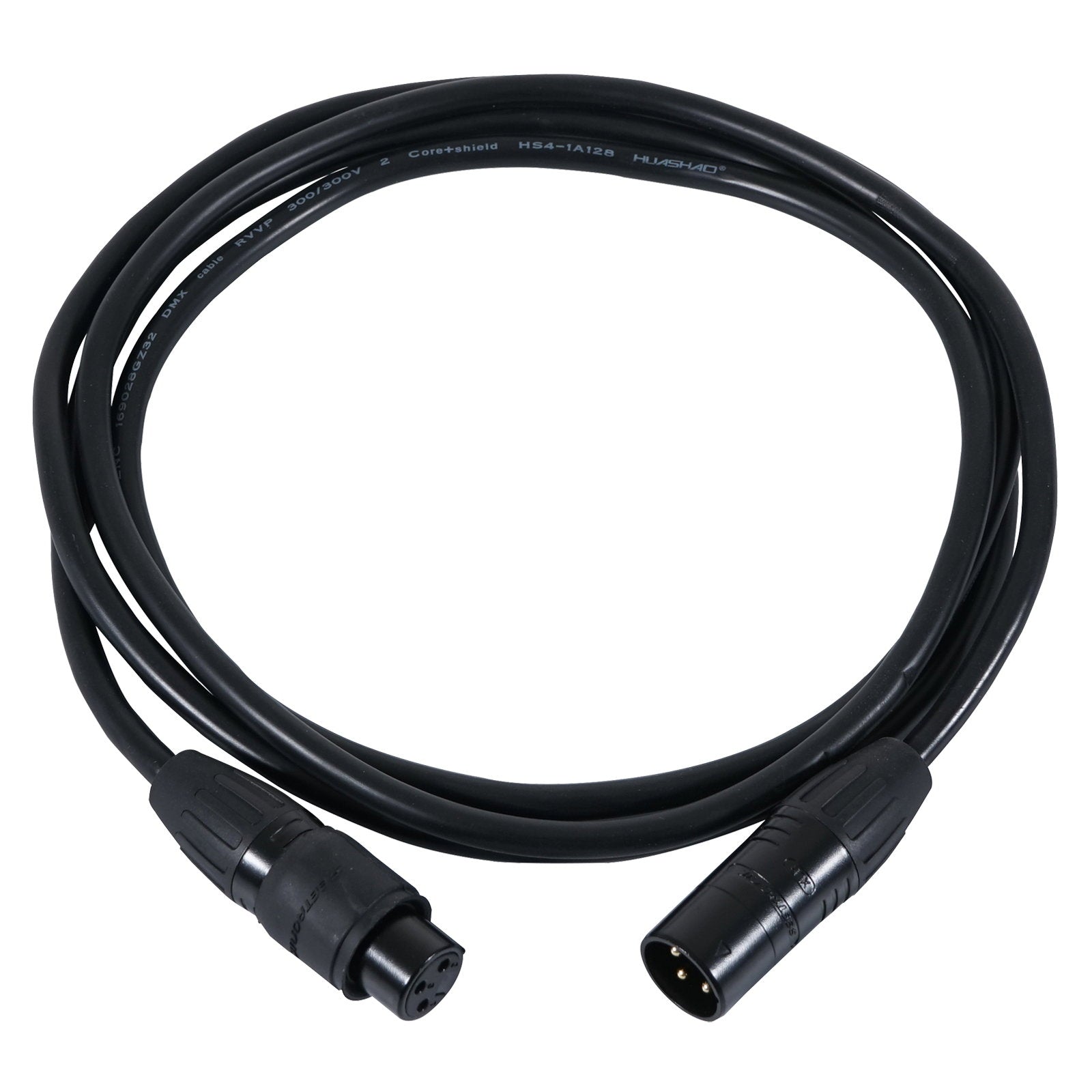 LEDJ 10m Seetronic IP 3-Pin Male XLR – 3-Pin Female XLR DMX Cable - Main View