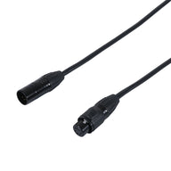 LEDJ 1.5m Seetronic IP 5-Pin Male XLR – 5-Pin Female XLR DMX Cable - Alternate View 1