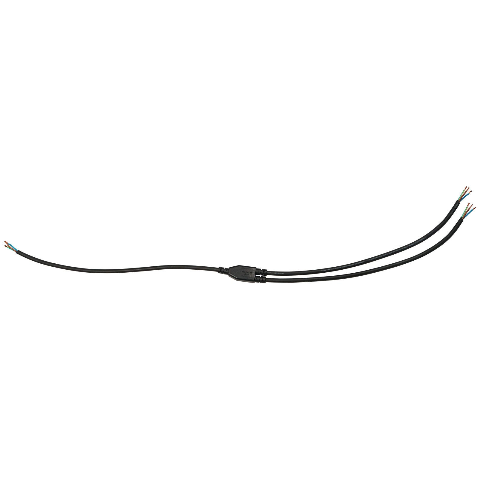 Elumen8 Moulded Y Split 2 Way 0.5m Tails – 1.5mm Bare Ends - Alternate View 1
