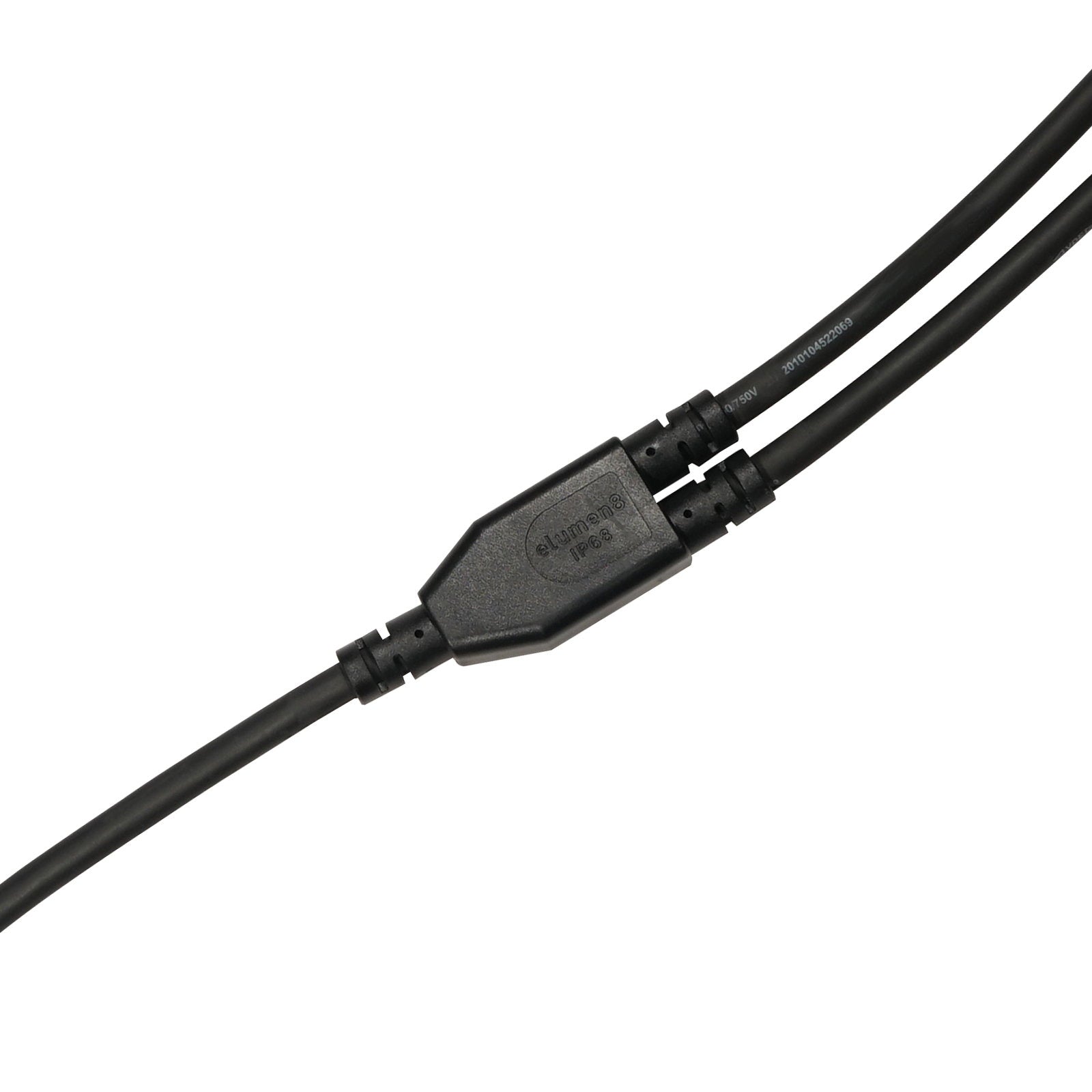 Elumen8 Moulded Y Split 2 Way 0.5m Tails – 1.5mm Bare Ends - Main View