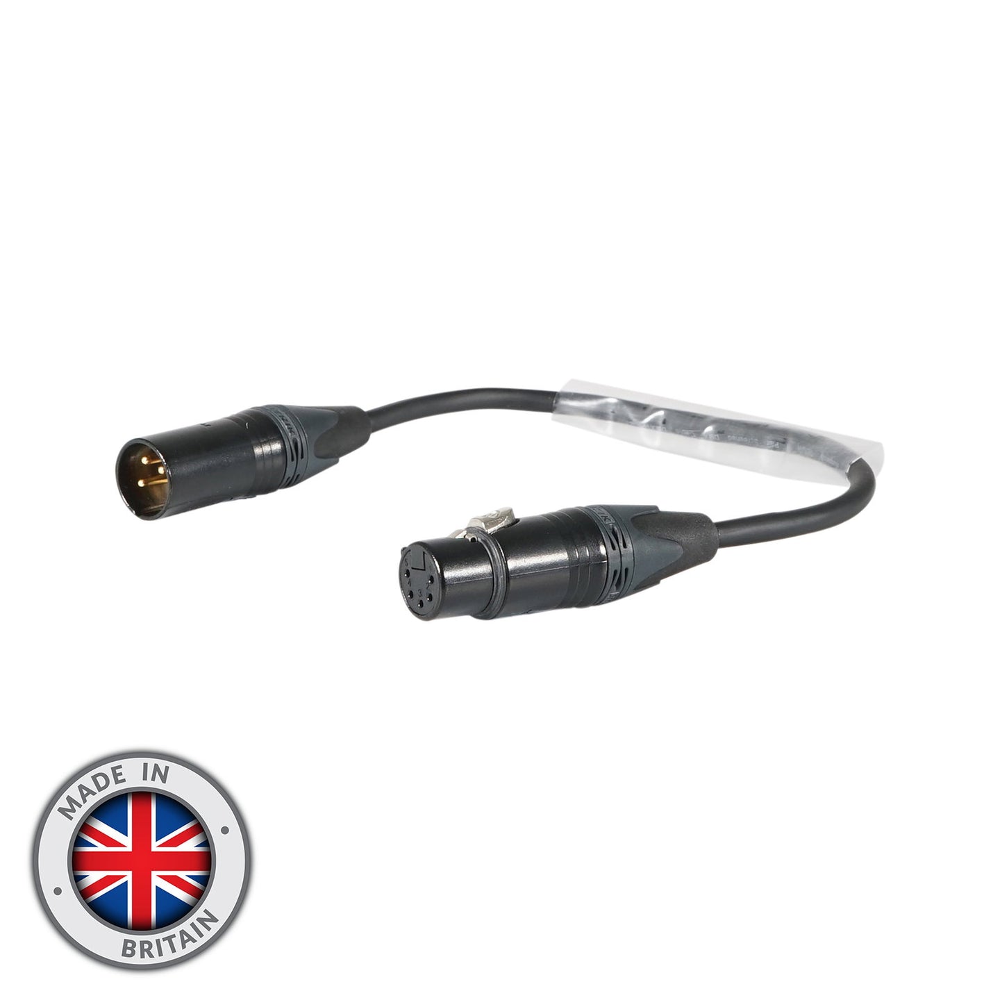 Elumen8 DMX Adaptor 3-Pin Male XLR to 5-Pin Female XLR - Alternate View 1