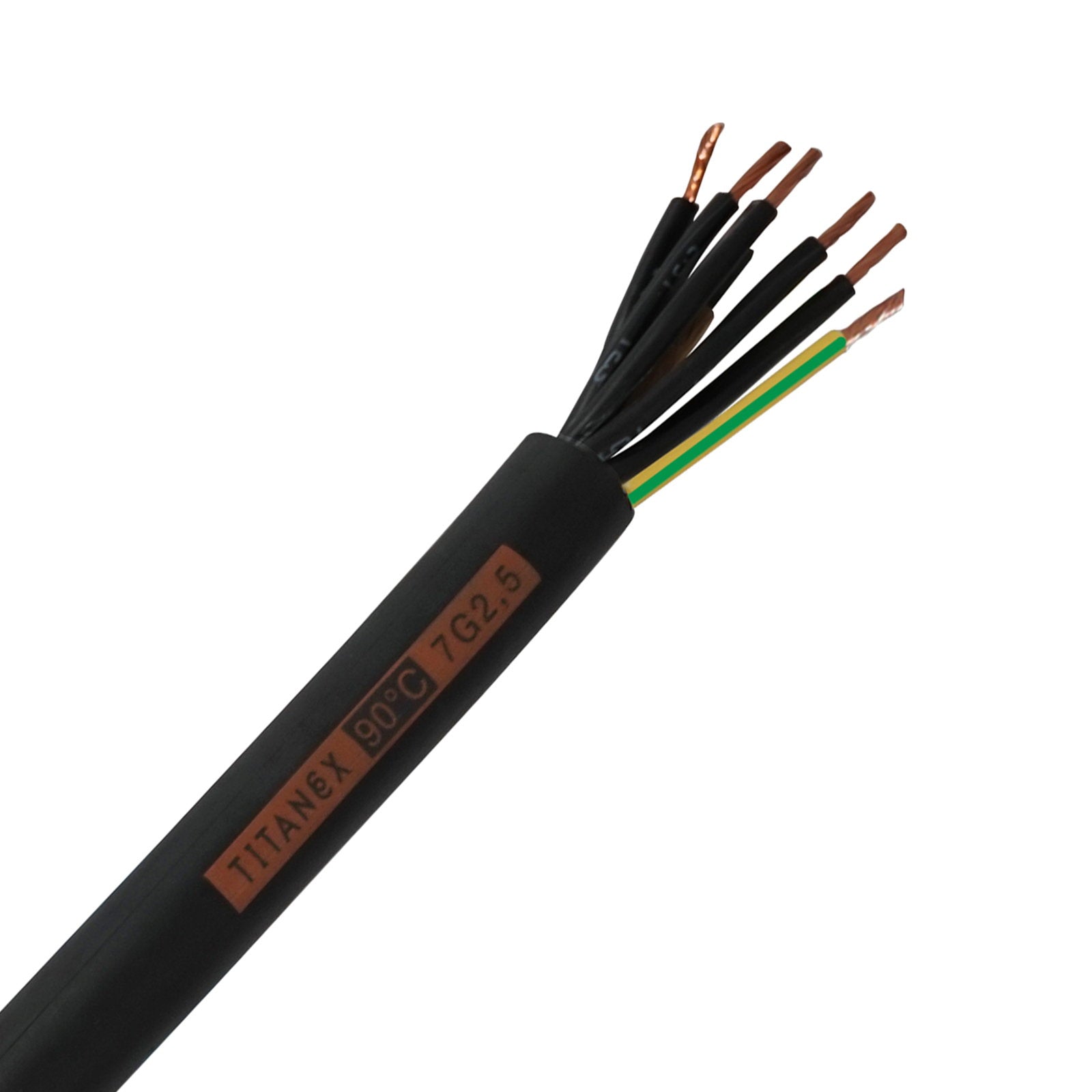 Titanex H07RN-F 2.5mm 7 Core Rubber Cable 500m - Main View