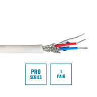 Elumen8 PRO Screened 1 Pair DMX Cable DMX1PRW 100m Drum White - Main View