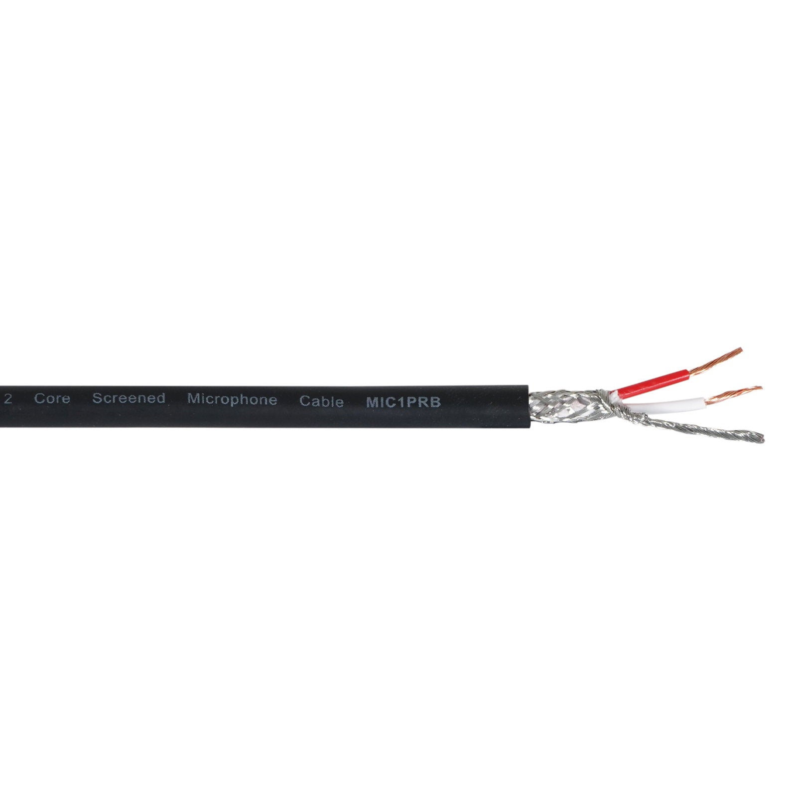 Elumen8 TOUR Screened 2 Core Microphone Cable MIC1PRB 500m Drum Black - Alternate View 1