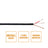 Elumen8 INSTALL Screened 2 Core Microphone Cable MIC1PRB 500m Drum Black - Alternate View 1