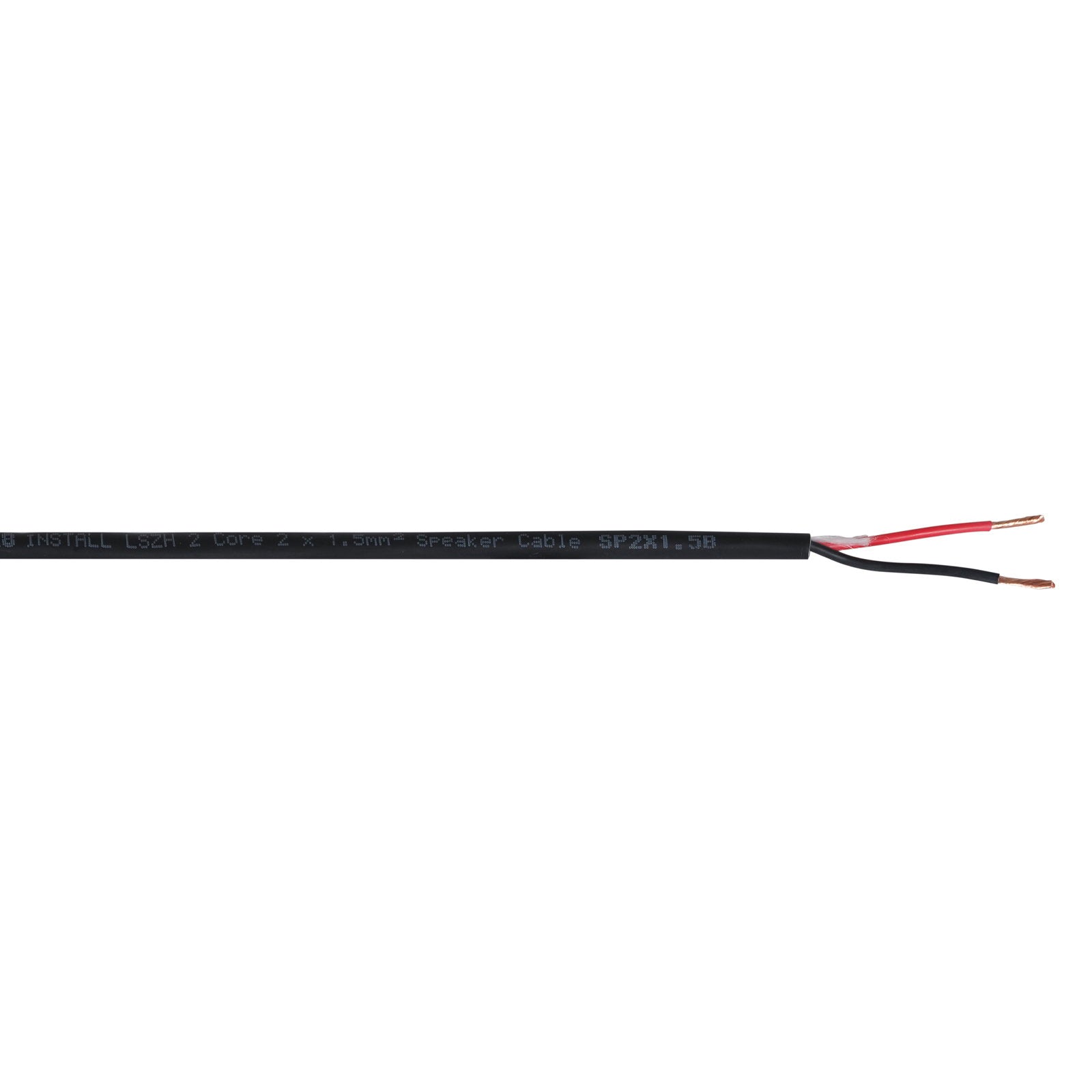 Elumen8 INSTALL LSZH 2 Core 2 x 1.5mm2 Speaker Cable SP2X1.5B 500m Drum Black - Alternate View 1