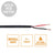 Elumen8 INSTALL LSZH 2 Core 2 x 1.5mm2 Speaker Cable SP2X1.5B Cut Length Black - Back Panel and Connections