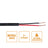 Elumen8 INSTALL LSZH 2 Core 2 x 0.75mm2 Speaker Cable SP2X0.75B Cut Length Black - Main View