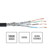 Elumen8 TOUR S/FTP Data Cable CAT6A 100m Drum Black - Alternate View 1