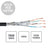 Elumen8 TOUR S/FTP Data Cable CAT6A Cut Length Black - Alternate View 1