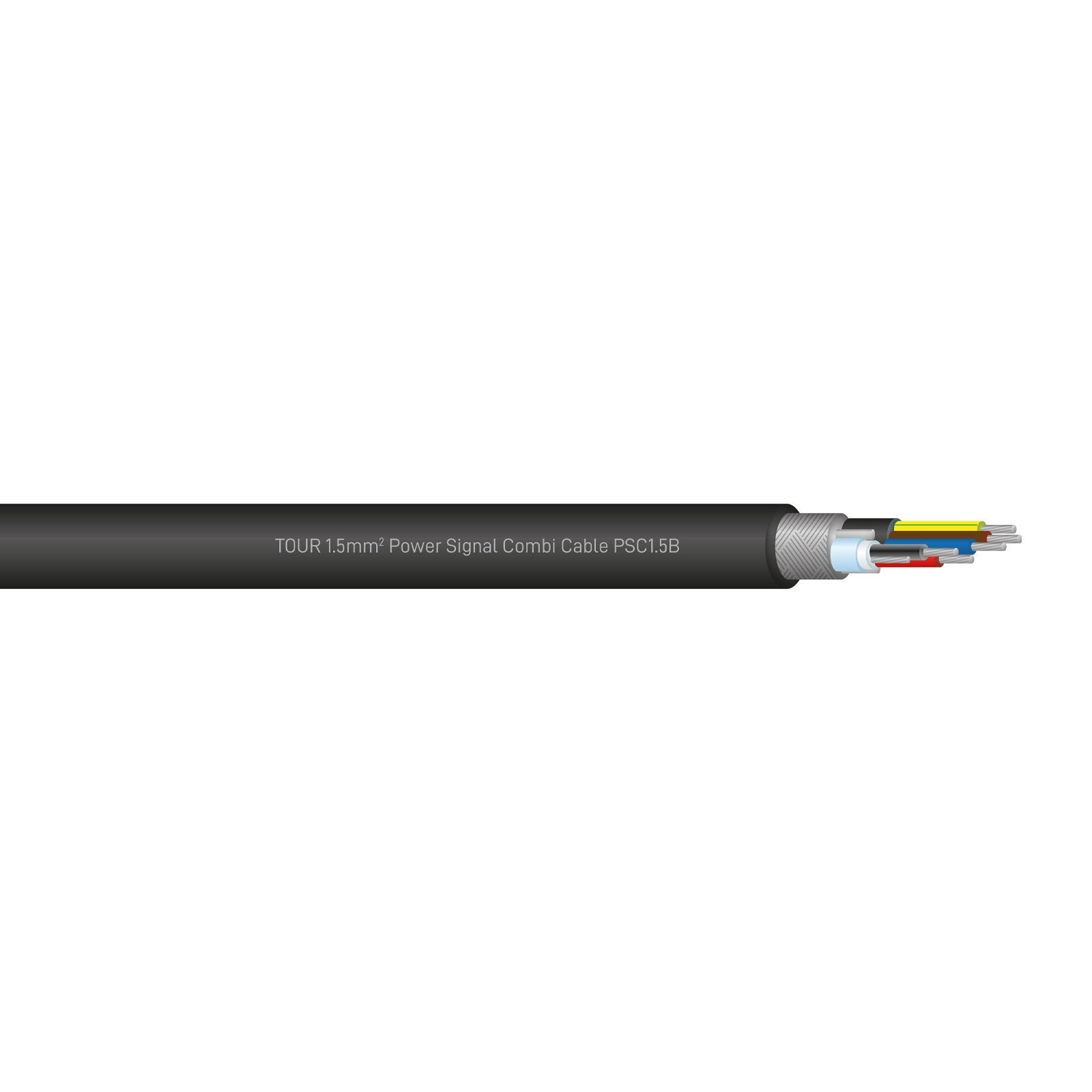 Elumen8 TOUR 1.5mm2 Power Signal Combi Cable PSC1.5B 100m Reel - Main View