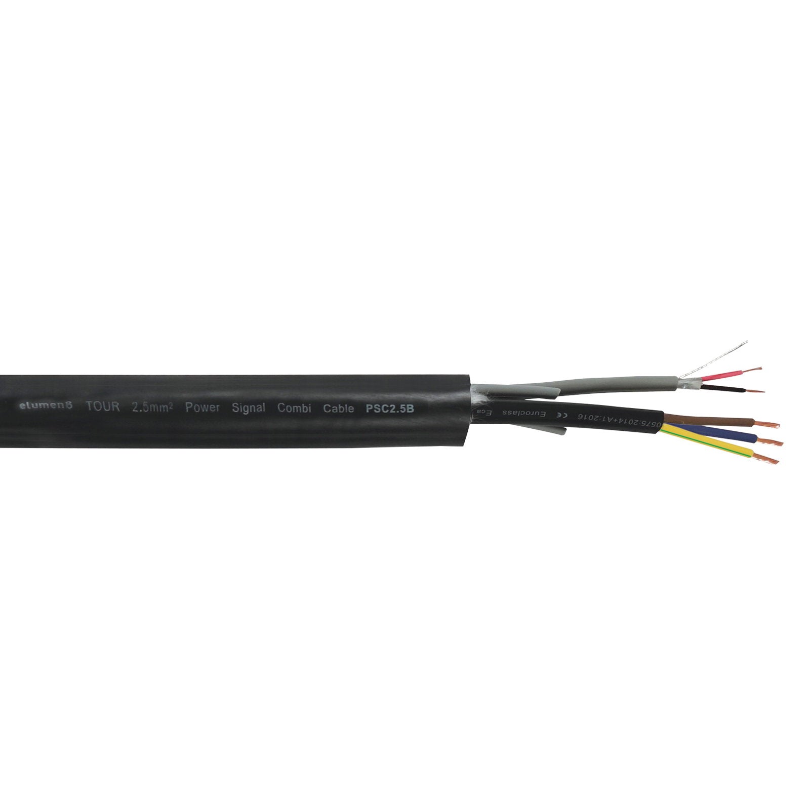 Elumen8 TOUR 2.5mm2 Power Signal Combi Cable PSC2.5B 100m Reel - Main View
