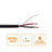 Elumen8 INSTALL LSZH 2 Core 2 x 2.5mm2 Speaker Cable SP2X2.5B 500m Drum Black - Alternate View 1
