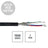 Elumen8 TOUR Screened 2 Pair DMX Cable DMX2PRB Cut Length Black - Back Panel and Connections