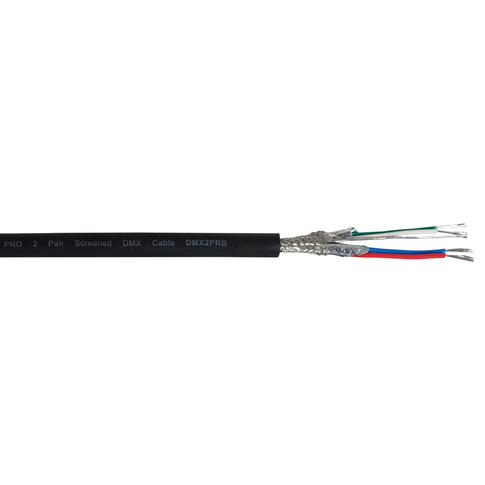 Elumen8 TOUR Screened 2 Pair DMX Cable DMX2PRB Cut Length Black - Alternate View 1