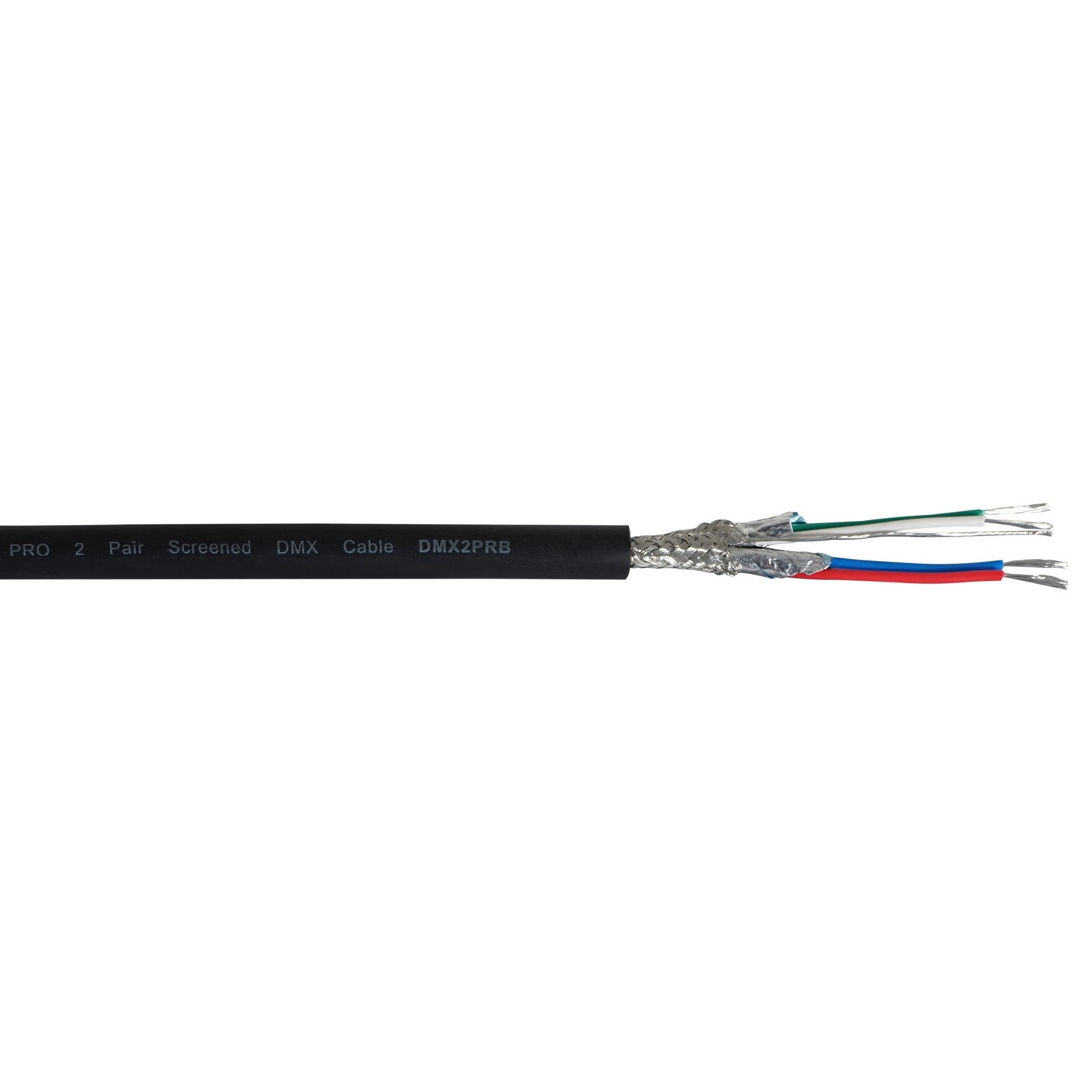 Elumen8 TOUR Screened 2 Pair DMX Cable DMX2PRB Cut Length Black - Alternate View 1