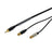 W Audio 1.5m 3.5mm Stereo Jack - 2 x Phono Cable - Main View