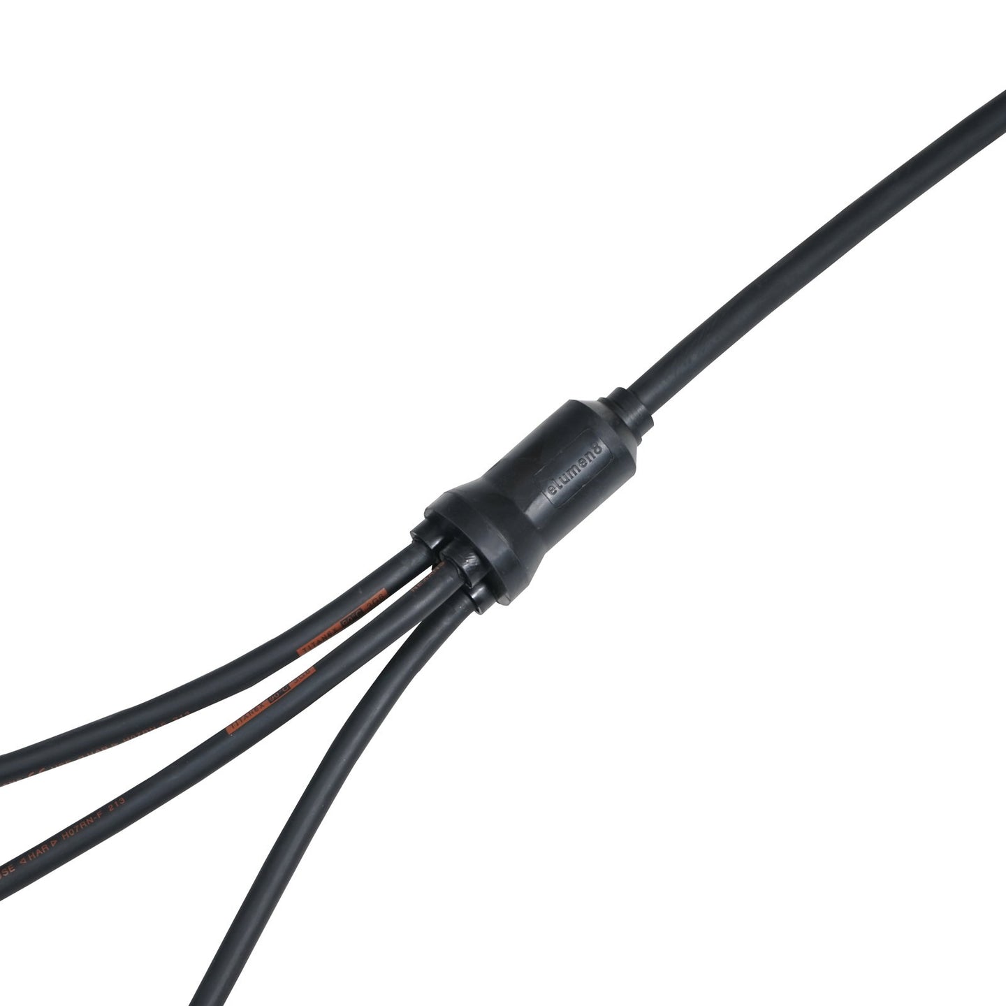 Elumen8 Moulded 3Ph Y Split 0.5m Tails - 6mm 5C to 3 x 3C Bare Ends - Main View