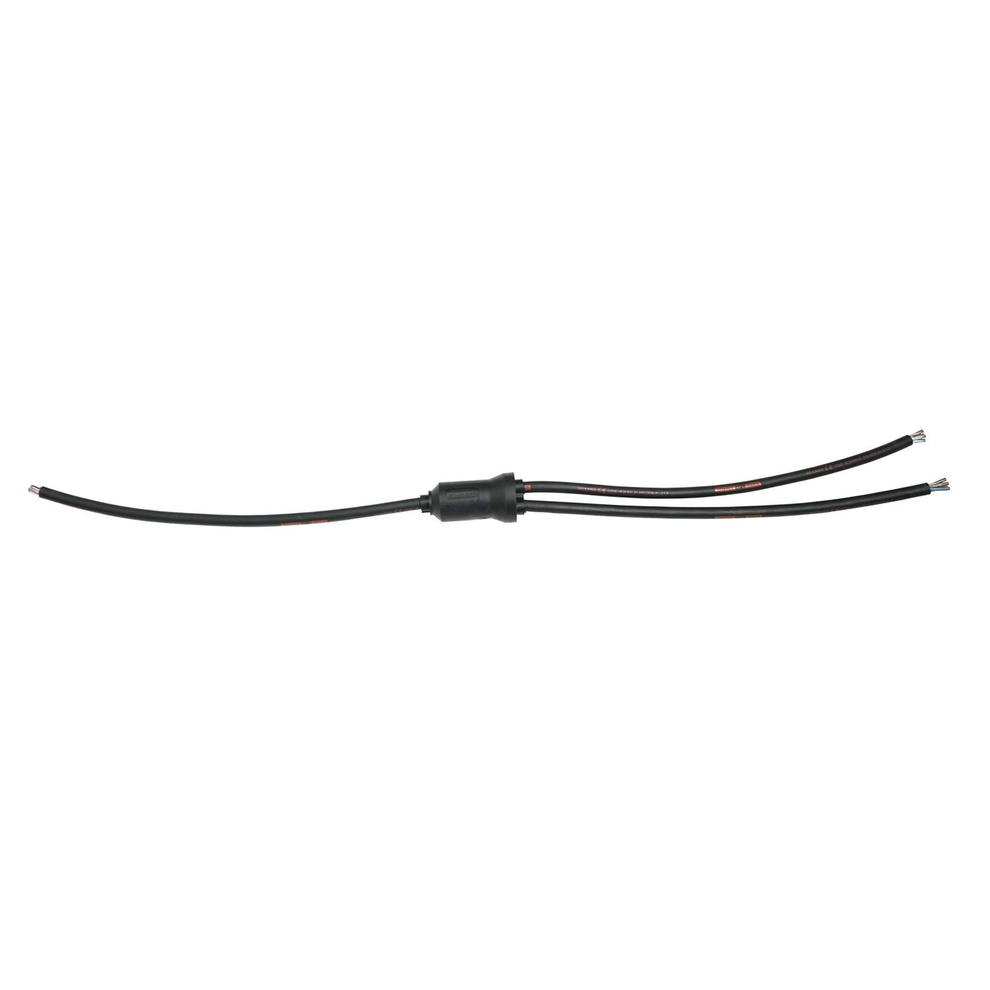 Elumen8 Moulded 3Ph Y Split 0.5m Tails - 2.5mm 5C to 2 x 5C Bare Ends - Alternate View 1