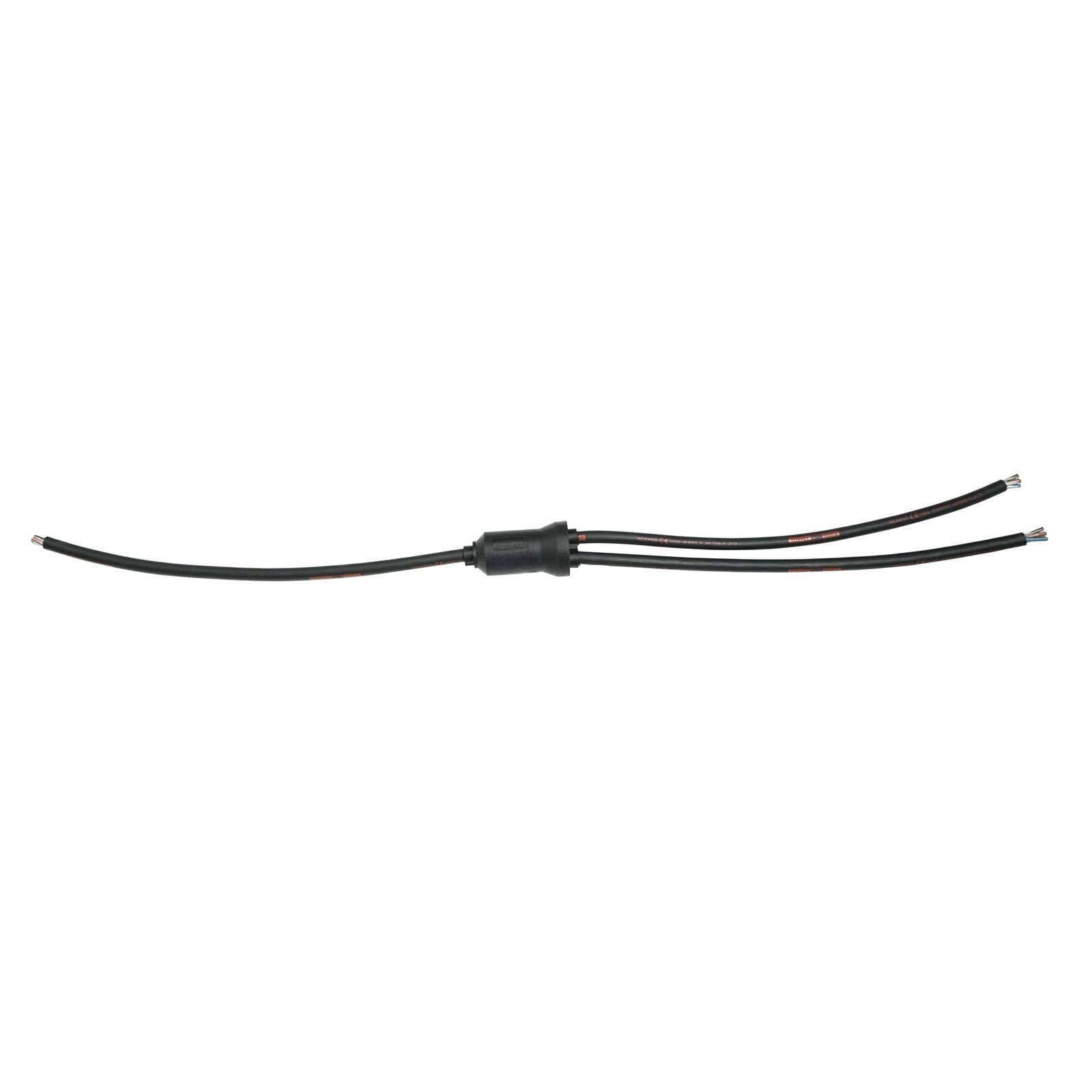 Elumen8 Moulded 3Ph Y Split 0.5m Tails - 2.5mm 5C to 2 x 5C Bare Ends - Alternate View 1