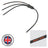 Elumen8 Moulded 3Ph Y Split 0.5m Tails - 2.5mm 5C to 3 x 5C Bare Ends - Back Panel and Connections