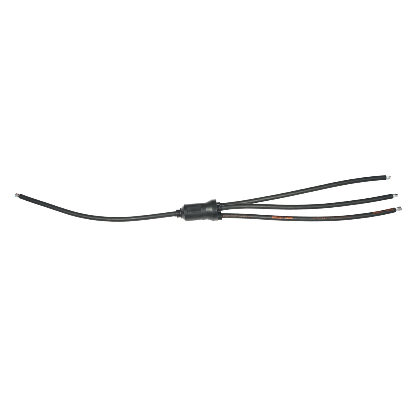 Elumen8 Moulded 3Ph Y Split 0.5m Tails - 2.5mm 5C to 3 x 5C Bare Ends - Main View