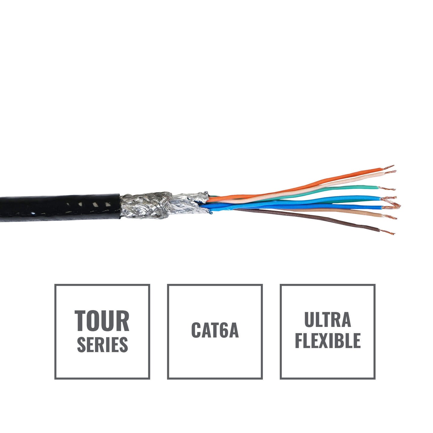 Elumen8 TOUR S/FTP Data Cable CAT6AB-TPU 100m - Alternate View 1