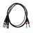 W Audio 2m 2 x XLR Male – 2 x 6.35mm Stereo Jack Cable - Alternate View 1