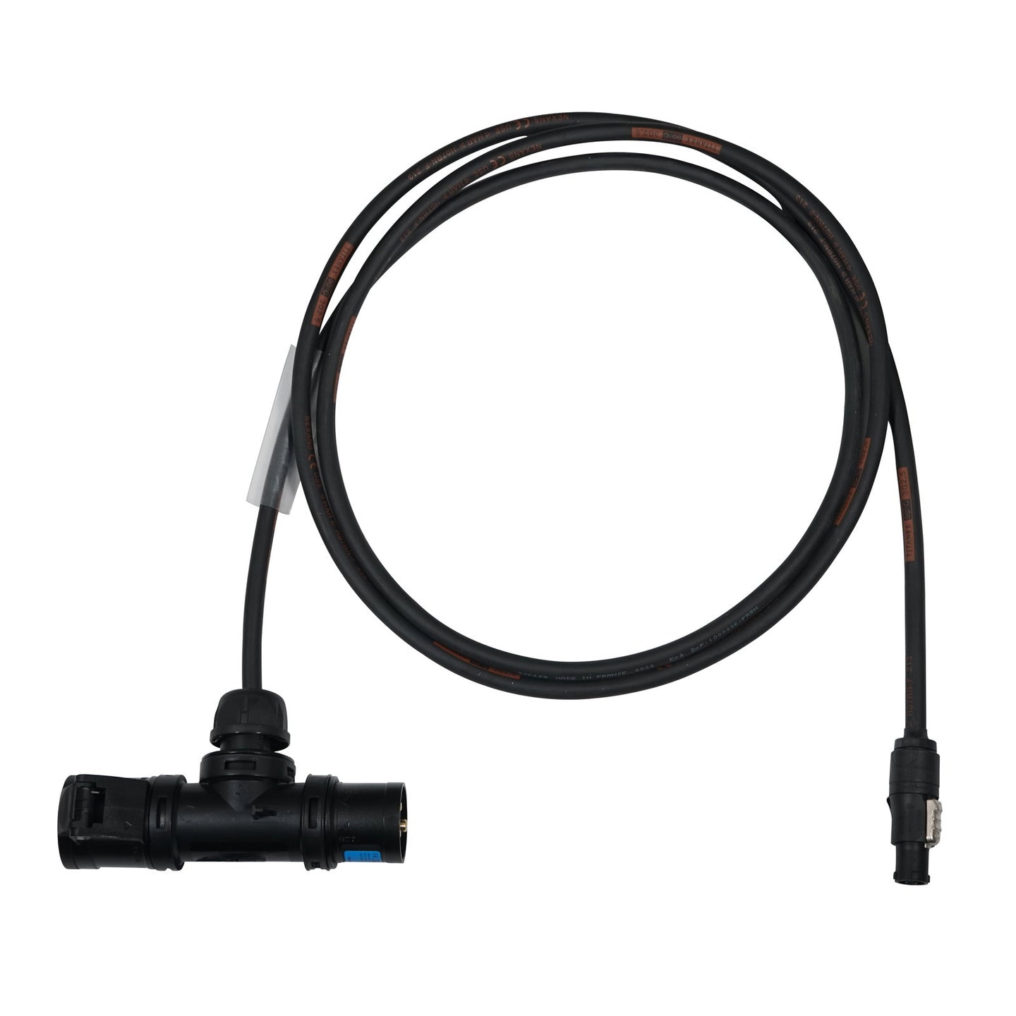 Elumen8 1.5m PCE 16A Black T-Connect to powerCON TRUE1 TOP Cable - Main View