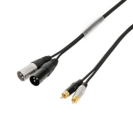 W Audio 2m 2 x Phono Cable - 2 x XLR Male - Main View