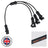 Elumen8 Moulded 3 Way Y Split - 2.5mm 16A Mennekes Connectors - Main View