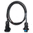 Elumen8 5m 2.5mm IP67 Black 16A Male - 16A Female Cable - Alternate View 1