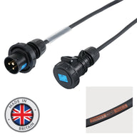 Elumen8 10m 2.5mm IP67 Black 16A Male - 16A Female Cable - Main View