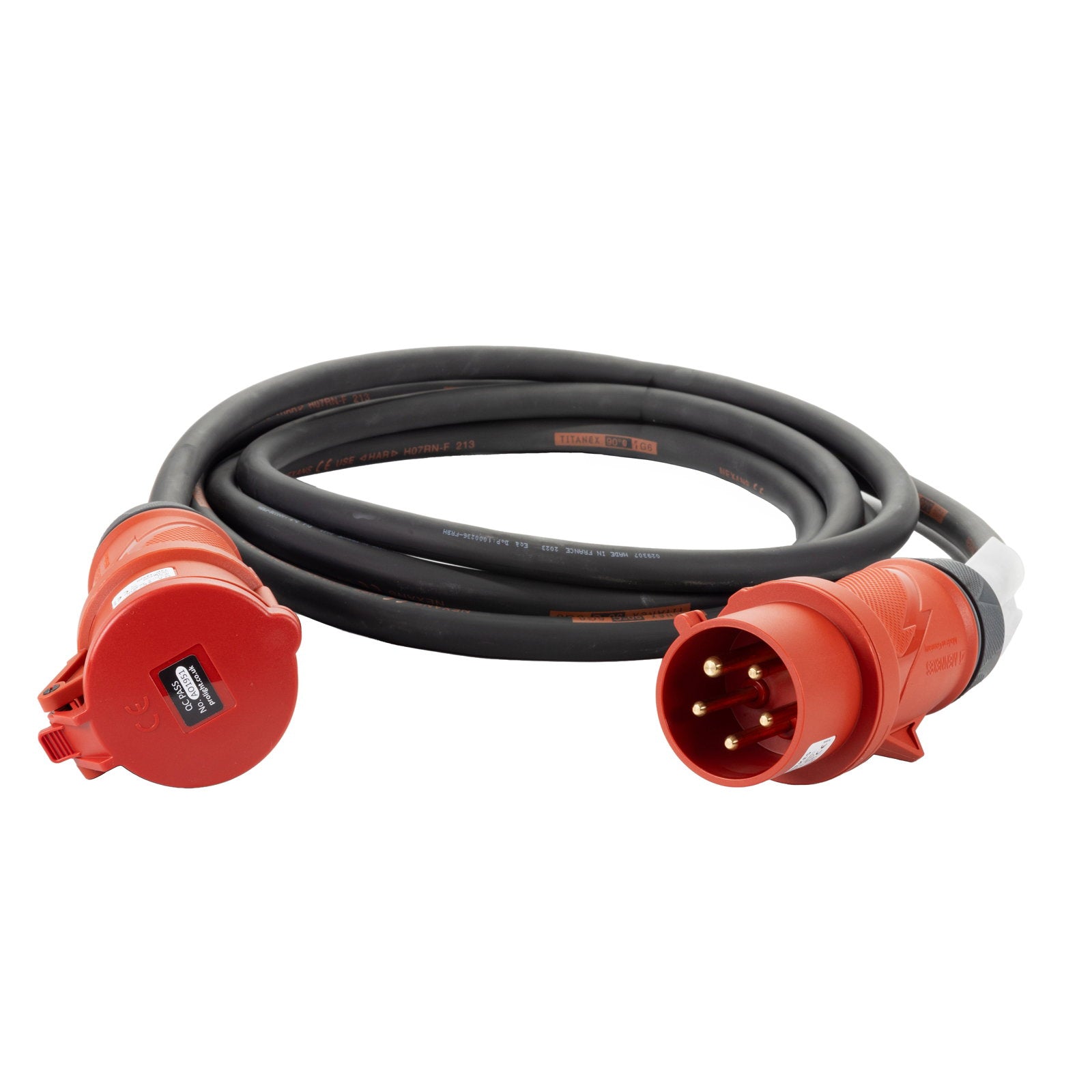 Mennekes 25m 32A Male - 32A Female 3PH 6mm 5C Cable Mennekes - Alternate View 1