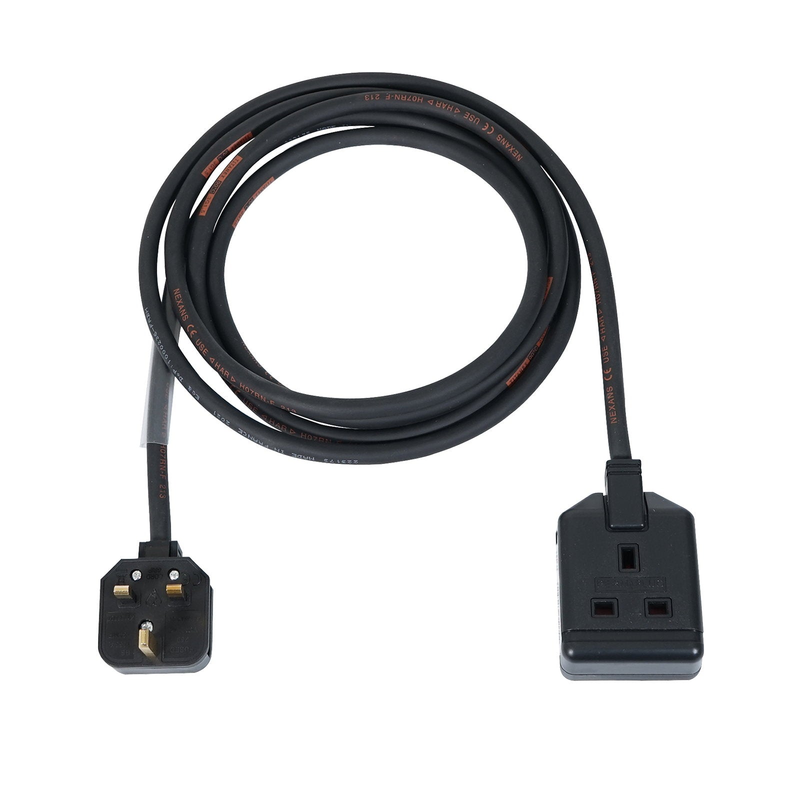 Elumen8 15m 1.5mm 13A Male – 13A 1G Female Extension Cable - Main View