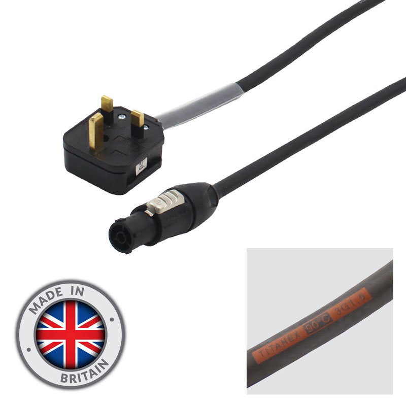 Elumen8 1.5m 1.5mm H07RN-F 13A Male – powerCON TRUE1-TOP Cable - Alternate View 1