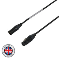 Elumen8 3m Neutrik XLR Male – XLR Female Microphone Cable Black - Alternate View 1