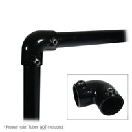 Elumen8 90 Degree Elbow Black Key Clamp - Main View