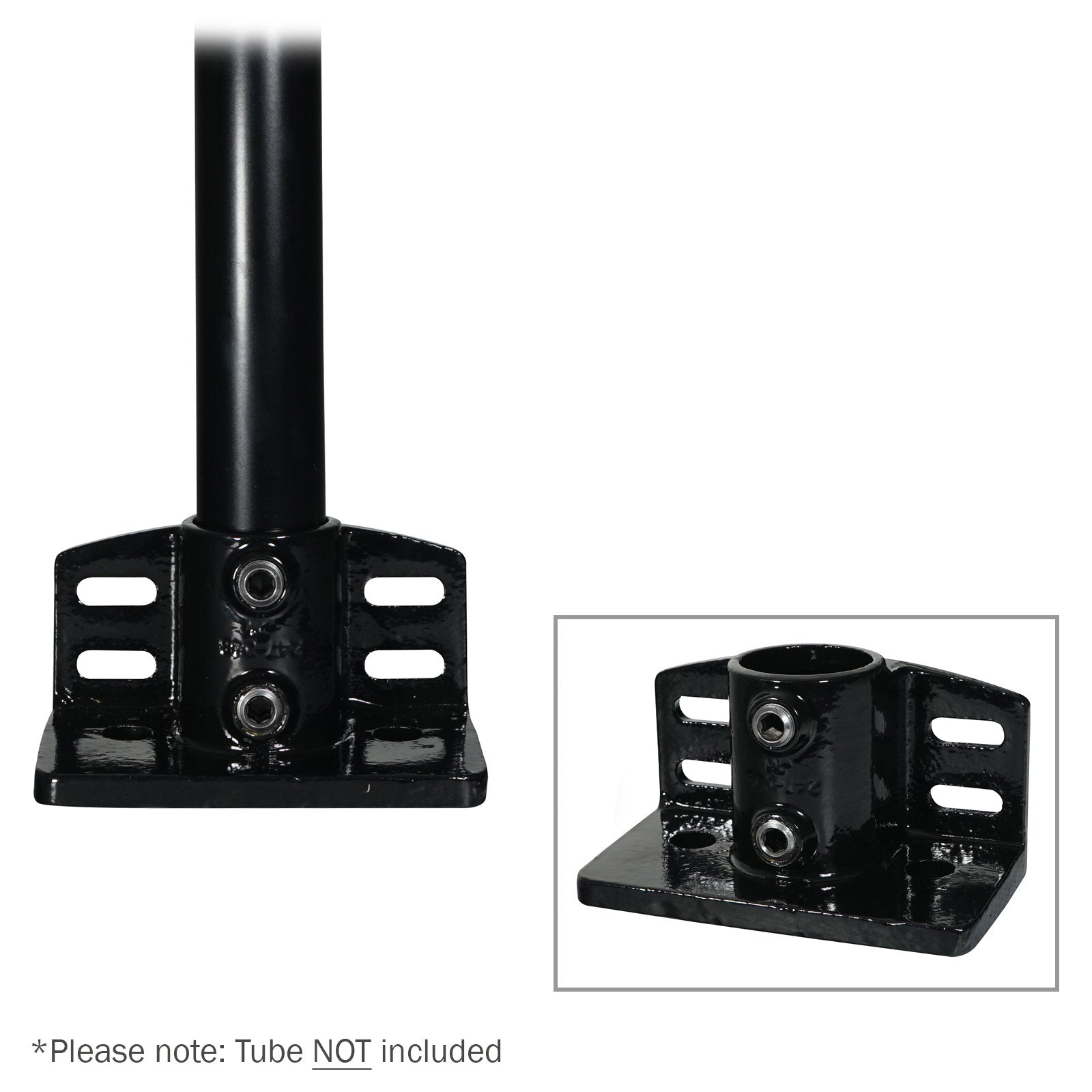 Elumen8 Railing Base Black Key Clamp - Main View