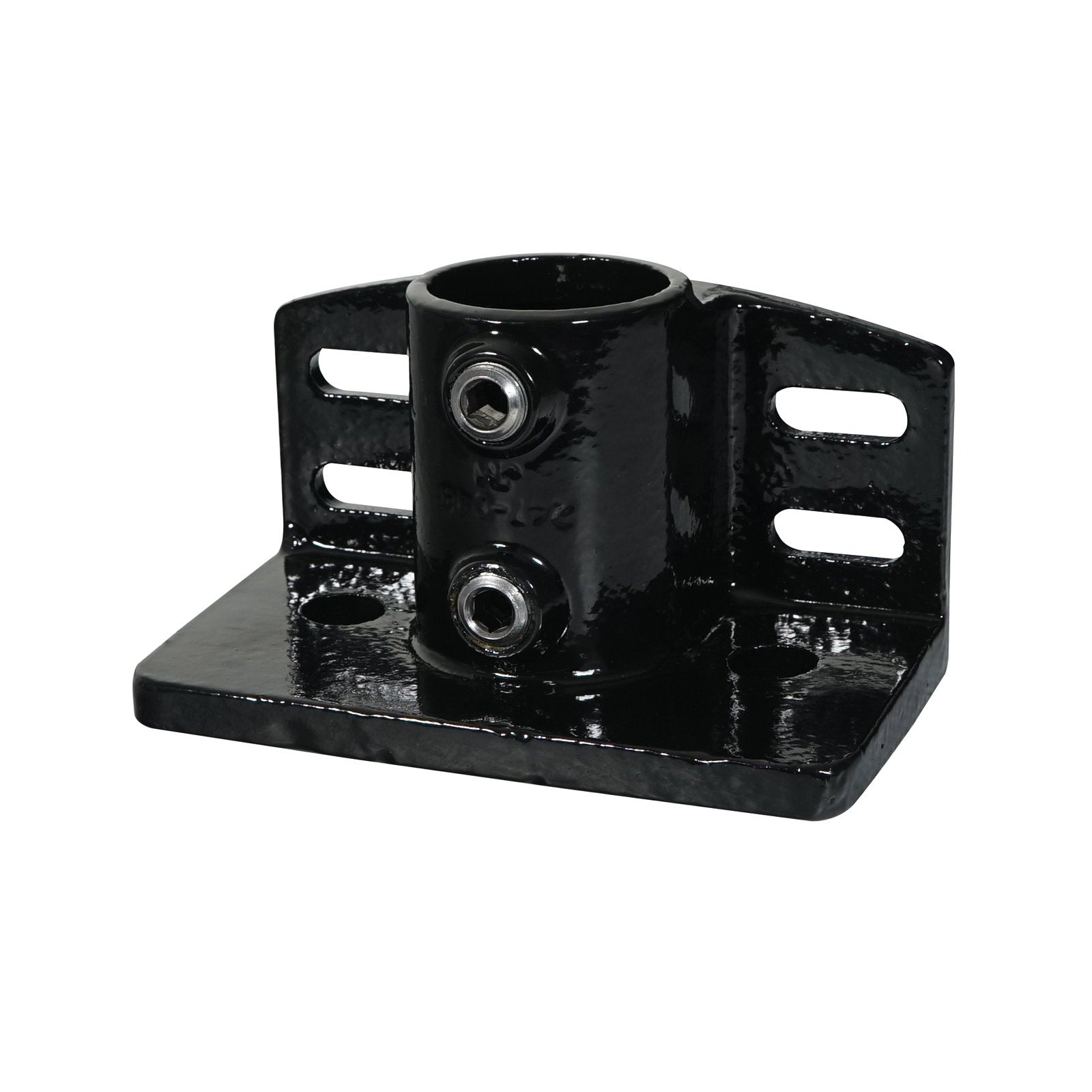 Elumen8 Railing Base Black Key Clamp - Back Panel and Connections