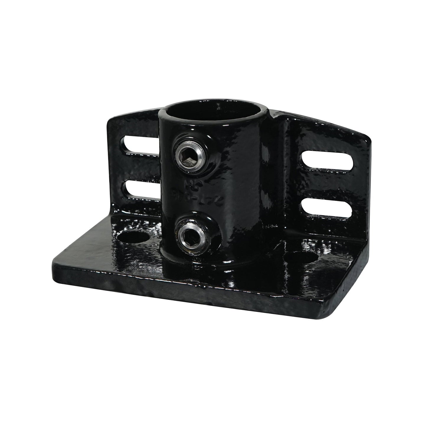Elumen8 Railing Base Black Key Clamp - Back Panel and Connections