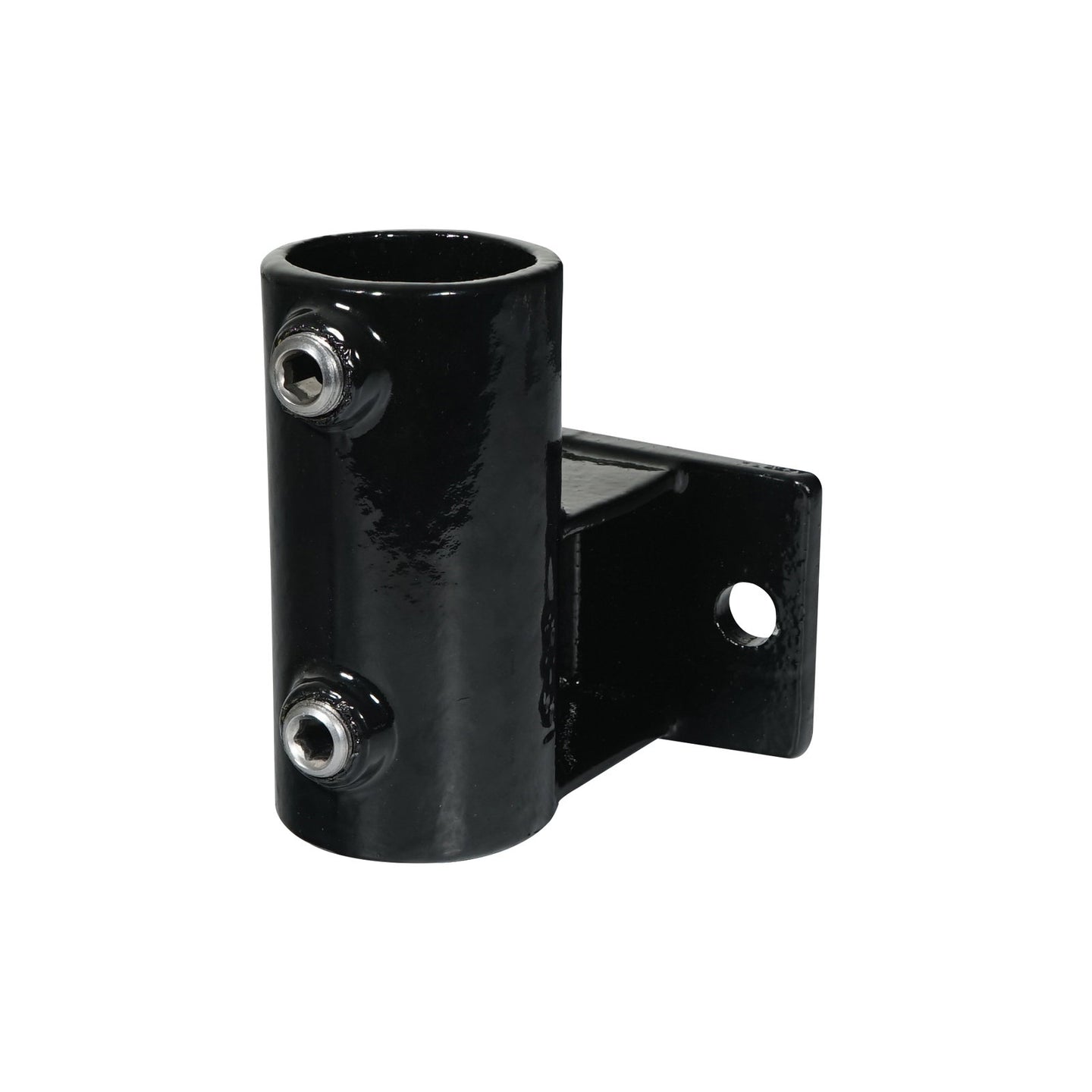 Elumen8 Horizontal Railing Black Base Key Clamp - Back Panel and Connections